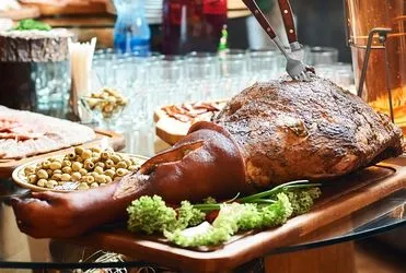 Hog roast catering event in Lancashire