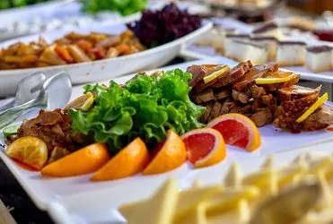 Hog roast catering event in Yorkshire